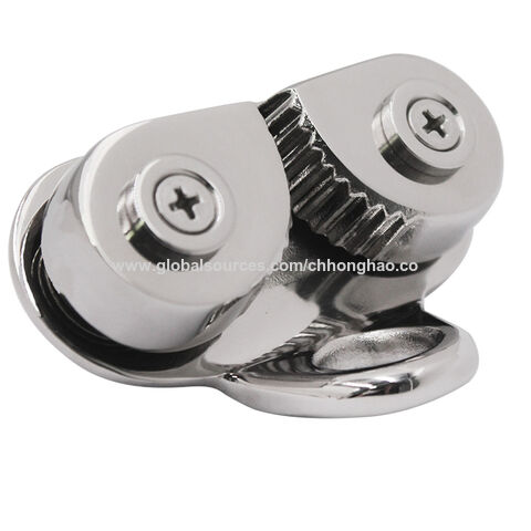 Marine 316 Stainless Steel Fittings Strong Mini Boat Rope Clam Cleat 