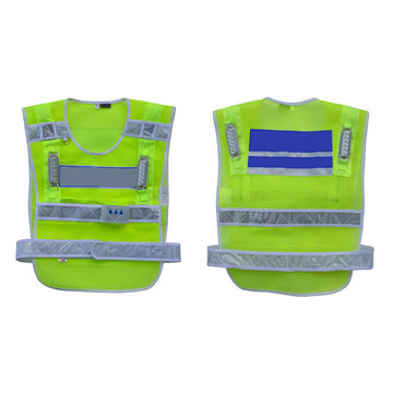 Buy Wholesale China Led Safety Reflective Vest Running Reflective Vest & Safety  Reflective Vest;led Reflective Vest at USD 2