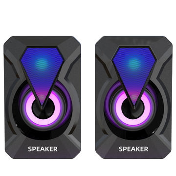 Buy Wholesale China Rgb 2.0 Computer Speaker Dual Channel Stereo Bass 3 ...