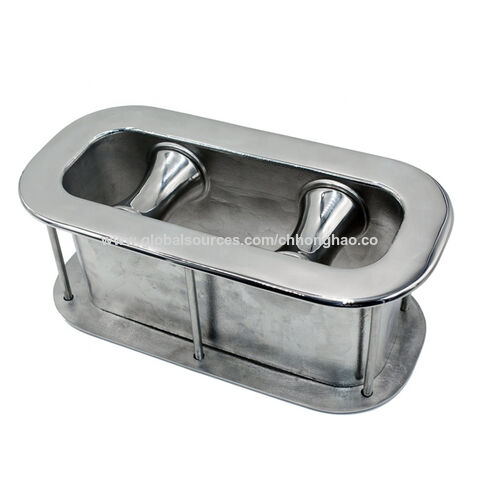 Marine Yacht Hardware 316 Stainless Steel Boat Roller Fairlead Triangle Bow  Chock Hawse Pipe, Boat Roller Fairlead Chock, Oval Hawse Pipe, Marine Yacht  - Buy China Wholesale Oval Hawse Pipe $80