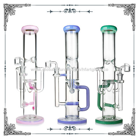 1 Set Handmade Glass Hookah Pipe Water Pipe Smoke Pipe 5.5 Inch With 14mm  Joint Quartz Banger And Smoke Bowl Smoke Accessory