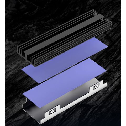 SSD dissipateur thermique refroidisseur NVME NGFF M.2 2280 solide disque