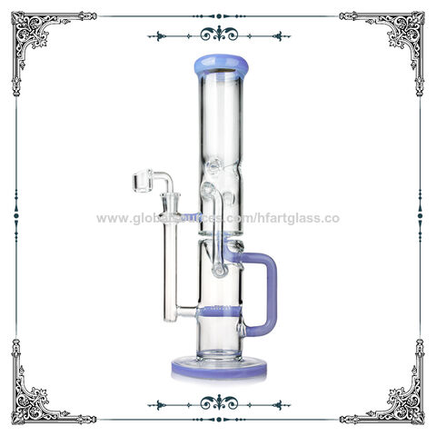 Dropshipping Glass Bong Dab Rig Recycler Perc Water Pipe Hookahs Straight  Tube Bubbler Pipes For Smoking From Volcanee, $21.2