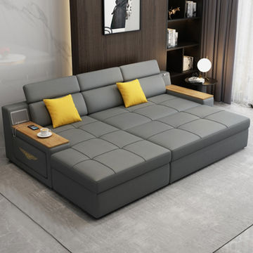 Living Room Fabric Fold Sofa Beds, Corner Sofa With Fold Out Bed
