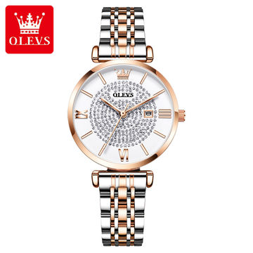 Buy Wholesale China Olevs Luxury Diamond Rose Gold Ladies Wrist Watches  Magnetic Women Bracelet Watch For Female Clock & Luxury Women Watches at  USD 14.4 | Global Sources