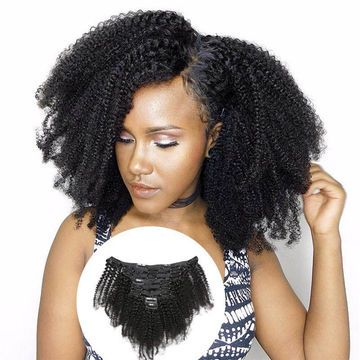 Buy Wholesale China Sense Natural Curly Clip Ins Kinky Curly Clip In Human  Hair Extension For Black Women & Kinky Curly Clip In Hair at USD  |  Global Sources