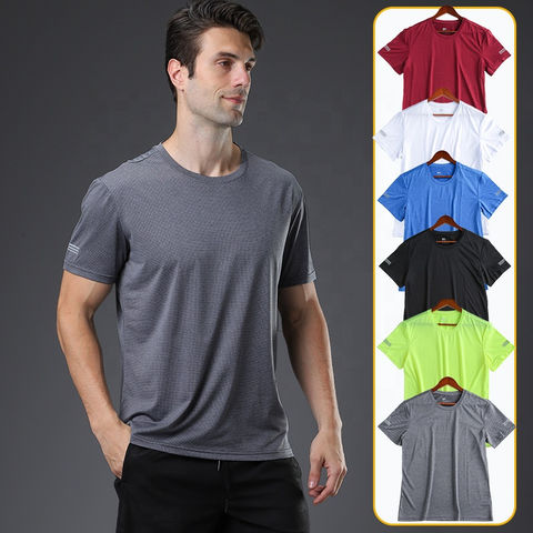 ZENWILL Transpirable Camiseta Hombre Deporte Entrenamiento Cómodo de Secado  Rápido para Hombre(Gris Claro,S) : : Moda