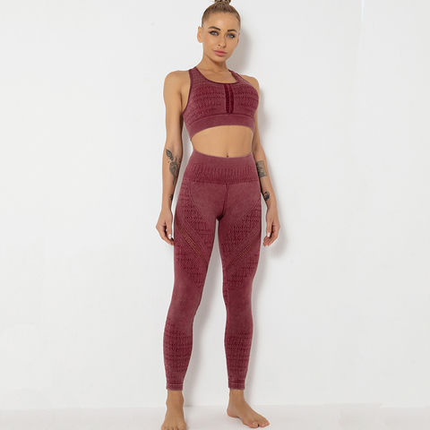 Ladies Seamless Sportswear Active Wear Gym Wear Fitness Crop Top and  Legging Yoga Wear - China Sportswear and Yoga Wear price