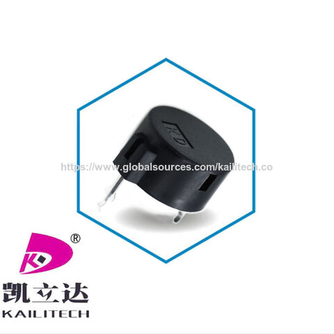 Buy Wholesale China Kd 19mm*10.5mm Piezo Buzzer, Passive, 85db Min. @2 ...