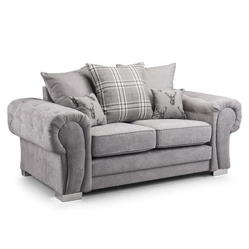 Details about   *** BRAND NEW** Luxor Modern Grey Fabric 3 Seater 2 Seater Sofa Cheap Corner 