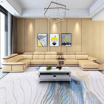 U Shape Sofas For Home Furniture Modern, Modern Living Room Sofa Set Designs
