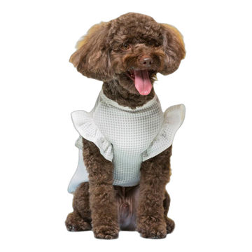 Compre Acaricie La Camisa Blanca Del Perro Del Volante Del Nuevo