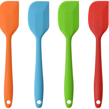 NEW Mitten Shaped Bowl Scraper Silicone Spatula Cooking Baking Tool Blue 