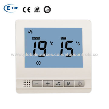 AC220V Floor Heating Thermostat Water Temperature Controller Panel with LCD  Display Plumbing Smart Indoor Temperature Control Switch Panel,Thermostat