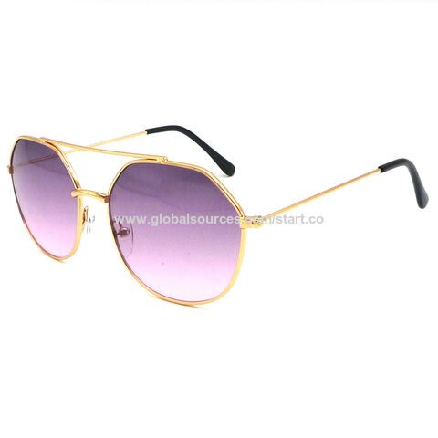Girls Pink Ombré Diamanté Butterfly Frame Sunglasses | New Look
