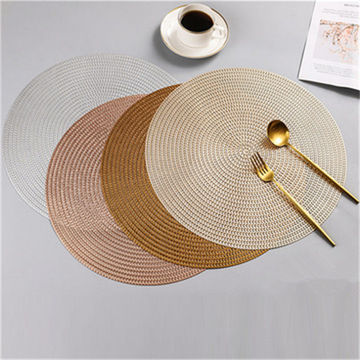 Oval Silicone Placemats Dinner Table Thicken Mats Heat Insulation