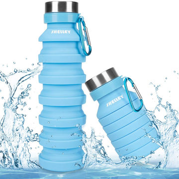 China Customized Logo ECO BPA Free Silicone Foldable Sports Collapsible ...
