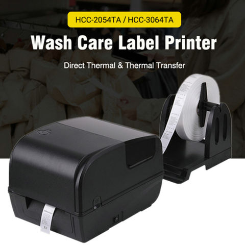 HSPOS 4 Inch Thermal Transfer Label Sticker Printer Washing Mark Printing  Clothing Labels Maker 4pcs for 1set HS-3064TA - AliExpress