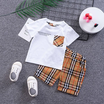 Baby Jungen Kurze Hose T-Shirt Shorts Shirts Outfit 2tlg Set 20515 