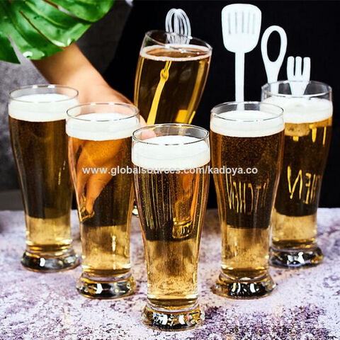 Buy Wholesale China Thick Bottom Juice Cold Drink Whisky Big Large Etched  Monogram Stein Cocktail Tea Beer Glass Mug & Beer Mug at USD 1.2