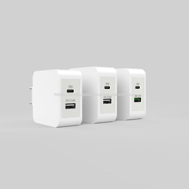 Cargador USB portátil OEM de 27W PPS y QC3.0 con enchufe US plegable para teléfono móvil for sale at factory direct price
