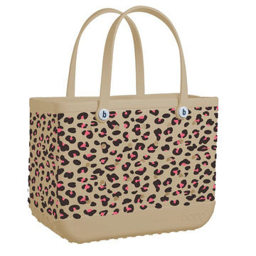 leopard beach bag