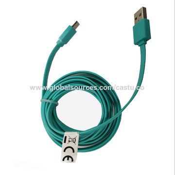 High Quality Super Flexible Colored Pvc Flat Charging Data Cable Type C  Micro Usb Cable $0.44 - Wholesale China Type C Micro Usb Cable at factory  prices from Dongguan Castu Electronic Technology