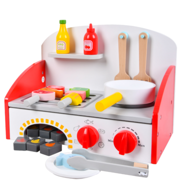 Wooden Kids Kitchen Toys Set Simulation Barbecue Pretend Role Play Int –  Kids Wood Store