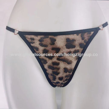 Buy China Wholesale Sexy Panties Foreign Trade T-string Hollow Leopard  Print Sexy Lady Underwear & Sexy Panties $2.09