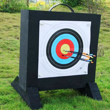 60X60X5cm DDMARK AT-01 High Density Self Healing XPE Foam Portable 3D Achery Target with Metal Target Stand