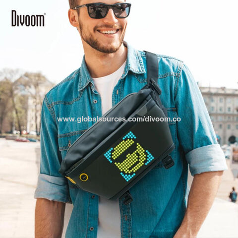 Divoom Sling Bag-V Customizable Pixel Art Fashion Design Outdoor