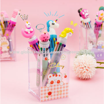 Buy Wholesale China Creative Multicolor Ballpoint Pen Cute Cartoon Animal  Stationery Multifunctional Press Oil Pen & Stationery Multifunctional Press  Oil Pen at USD  | Global Sources