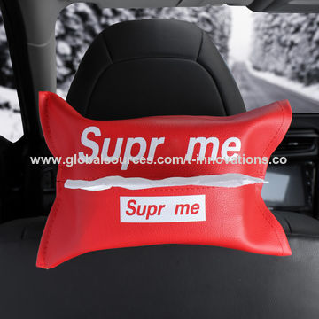 Buy Wholesale China Tissue Box Covers Car Sunshade Paper Towel Bag Multi -  Function Leather Car Hanging Seat Car & Tissue Box Covers Automotive at USD  1.2