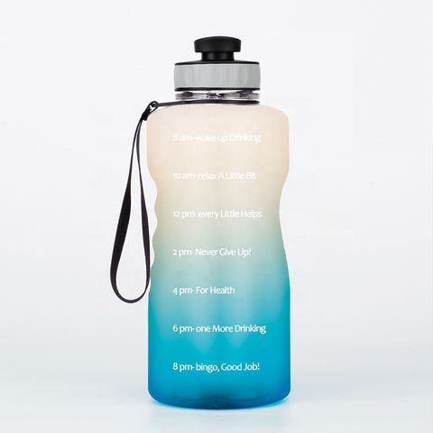 Bpa Free Custom Logo Half Gallon Petg Plastic Litre Water Bottle