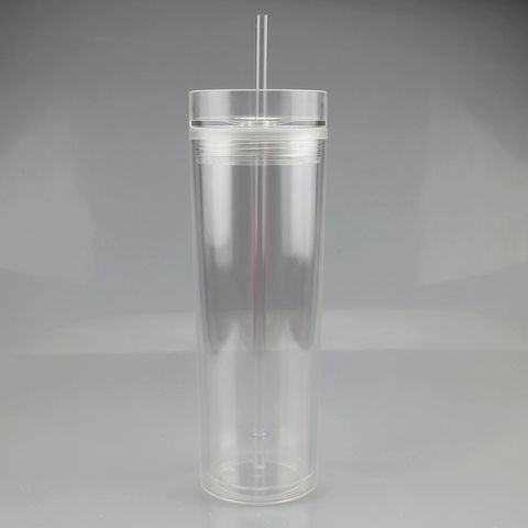 Buy Wholesale China Double Wall Plastic Tumbler Cups 16oz Acrylic
