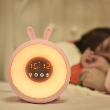 Buy Wholesale China Wake Newest Alarm Clock Snooze Clock Kids Sleep Trainer Wake Up Light Alarm Clock & Alarm Clock at USD 7.66 | Global Sources