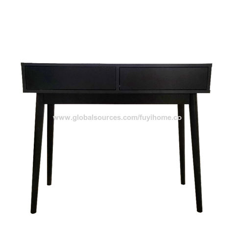 Modern Nordic Style Wooden Console, Corner Console Table With Drawers