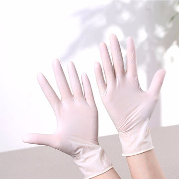 Buy Wholesale China Factory Direct High Elastic Rubber Food Grade Medical  White Disposable Exam Latex Gloves & Latex Glove at USD 22 | Global Sources