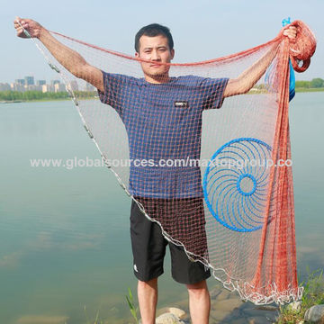 Heavy Duty Real Zinc Sinker Fishing Traps Cast Net For Bait Trap
