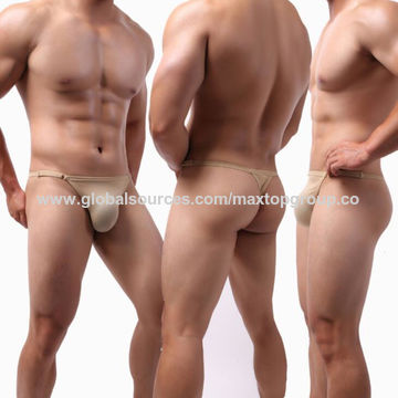 Calzoncillos tipo tanga para hombre, ligeros, elásticos, mini exóticos, con espalda en T