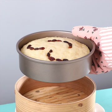 6 HOLES NON-STICK STAINLESS STEEL MUFFIN CAKE BAKING PAN COOKIES