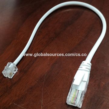 Achetez en gros Câble Ethernet Cat6 Utp, 4 Paires Plaqué Or 8 Conducteurs Répartiteur  Rj45 1 à 2 Câbles En Pvc Chine et Câble Rj45 à 1 USD