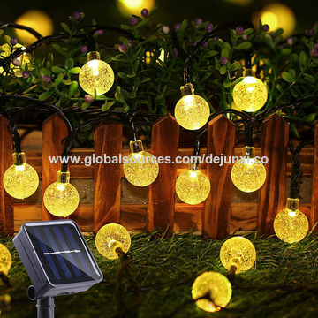 Waterproof IR Remote Control LED Globe Ball String Light Christmas Decor Lamps 