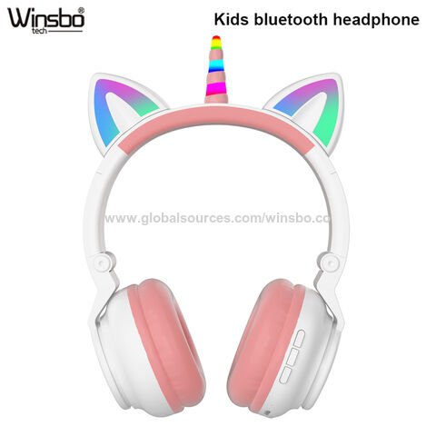 Buy Wholesale China Gift Wireless Headset Cute Led Colorful