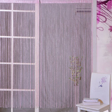 Glitter String Curtain Panels ~ Fly Screen & Room Divider ~ Voile Net Curtains L 