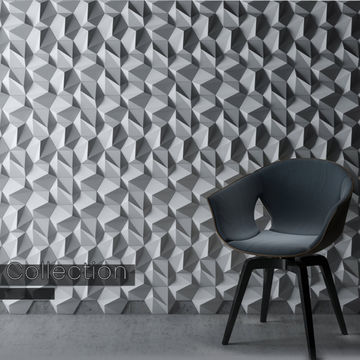 Art3d® Paneles de pared decorativos 3D Diseño de diamante de PVC