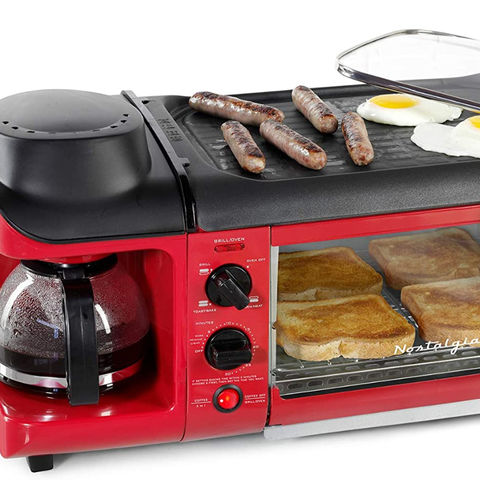  Stainless 3-in-1 Breakfast Maker, 1050W 3 in 1