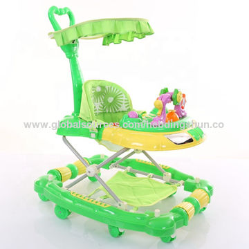 Baby walker with sales canopy