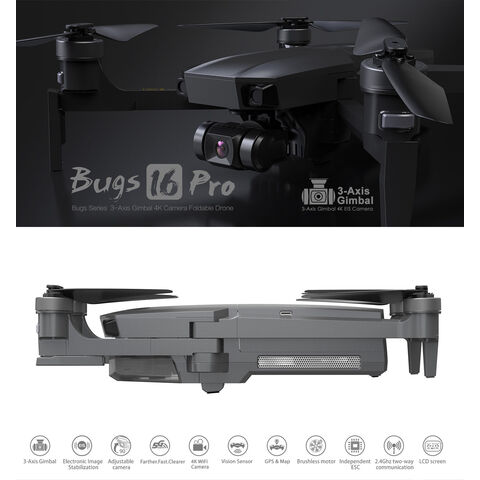 Stabilisation d'image électronique PTZ GPS drone 4K UAV RC modèle