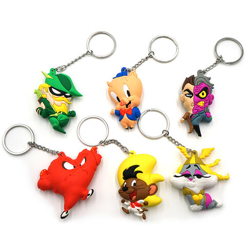 Custom Made Keychain Soft 3d Silicone Rubber Resin Mold Pvc Key